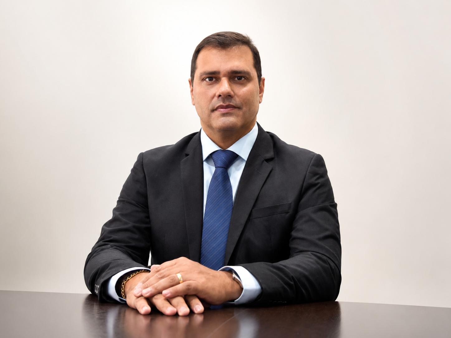 Dr. Rodrigo Nascimento em seu escritório